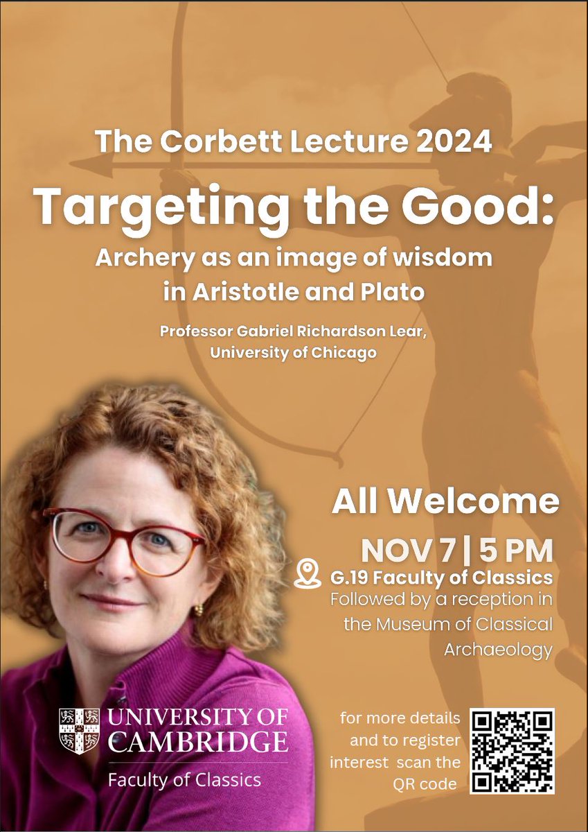 The 2024 Corbett Lecture, 7 November <a href="/CamClassics/">Classics@Cambridge</a>:
