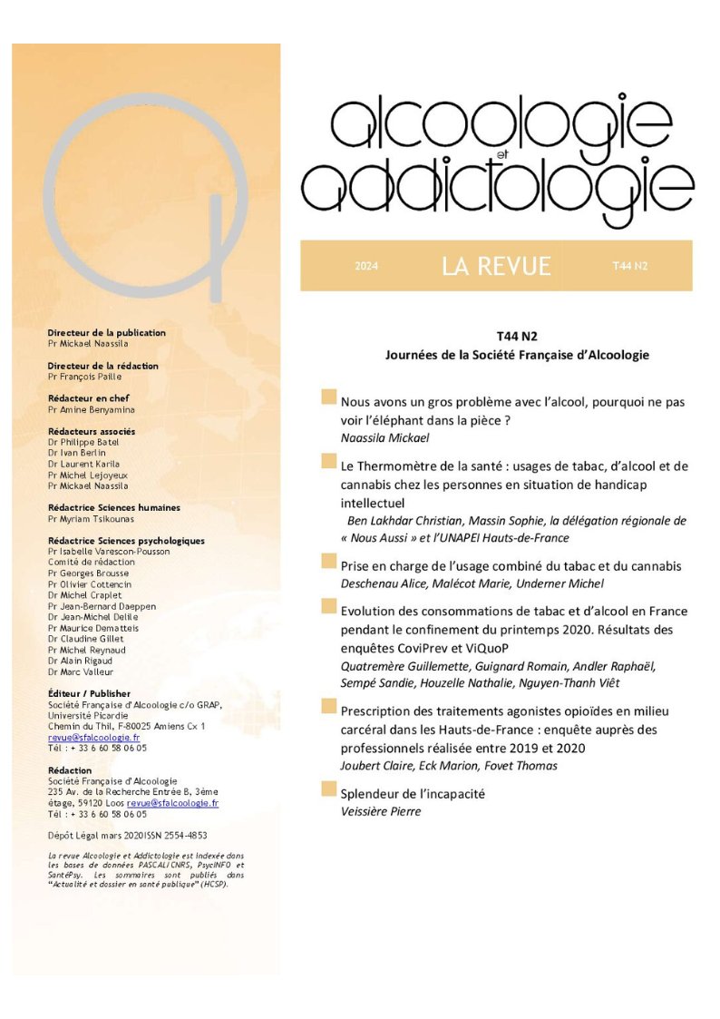 Société Française d'Alcoologie et d’Addictologie tweet media