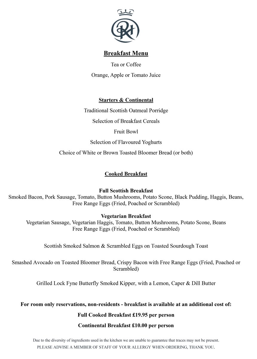 theroyalcomrie's tweet image. Great way to start off your day - our delicious cooked Scottish Breakfast is back!!   Join us for B&amp;amp;B at the Royal 

Breakfast is available to non residents - call 01764 679200 - 24 hour notice required.
 #ScottishBreakfast #BedAndBreakfast  #DeliciousStart #Staycation