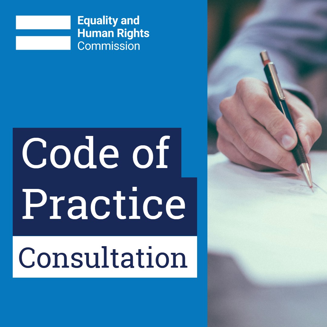 EHRCScotland's tweet photo. Today we launched a consultation on our updated Code of Practice, to ensure it meets the needs of those that use it.

The Code explains how the Equality Act works in relation to the provision of services, public functions and associations.

Find out more: https://t.co/7IaxuzJ6ng https://t.co/4uP51w6Uo4
