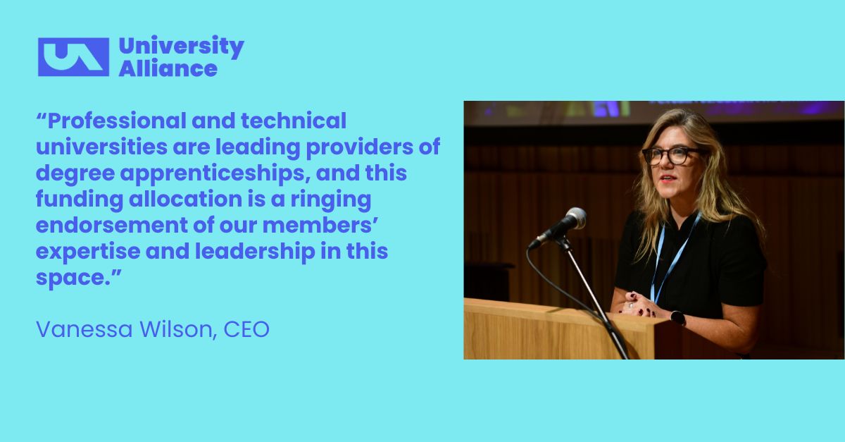 University Alliance tweet media