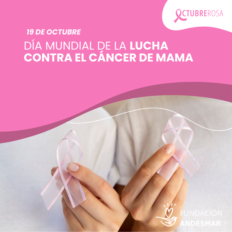 El diagnóstico temprano, salva vidas.

En el Día Mundial de la Lucha contra el Cáncer de Mama, invitamos a todas las mujeres a realizar sus chequeos anuales, y hacer siempre un autoexamen de mamas.

#fundacionandesmar #octubrerosa #luchacontraelcancerdemama #saludybienestar