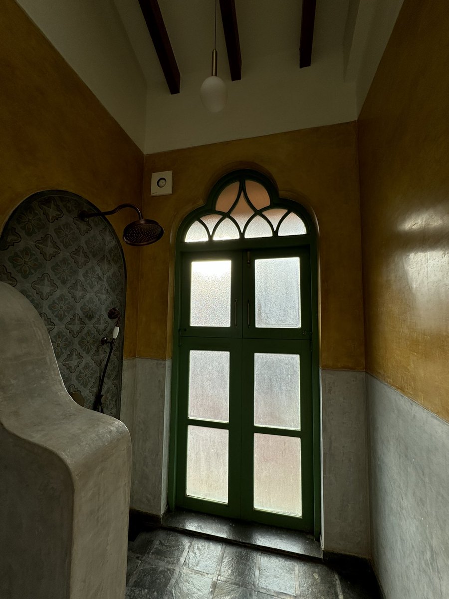 featuring the bathrooms at my airbnb in goa