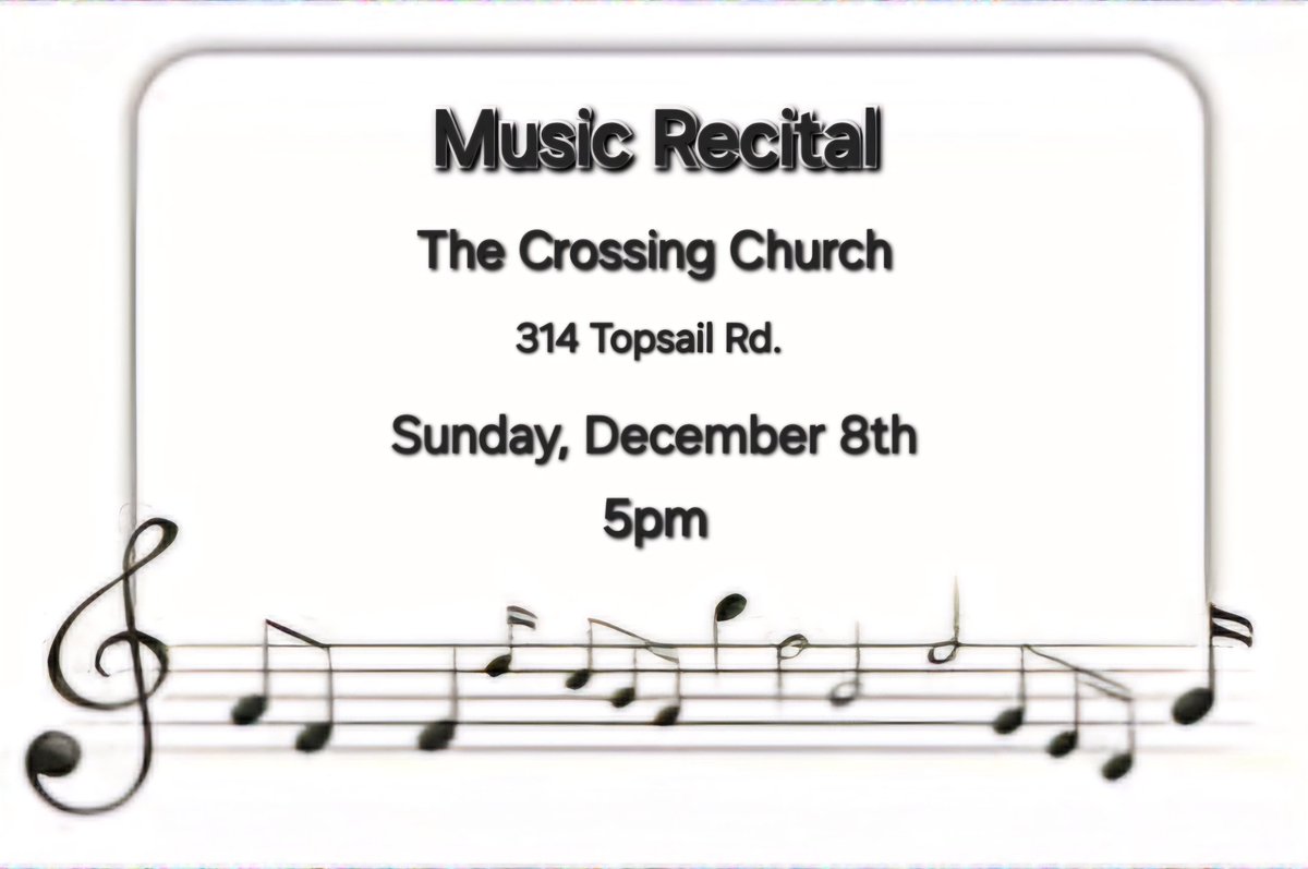 Our December recital is booked! 

All students are encouraged to participate 😃

🎶 Let the preparations begin 🎶