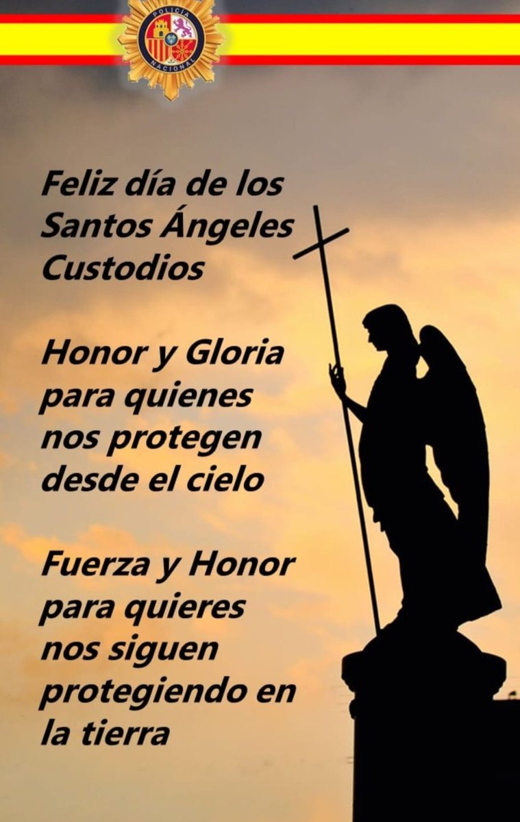 conso_7's tweet photo. Hoy toca felicitar a los que anteponen nuestra seguridad a la suya. Ángeles Custodios, una gran familia azul que hoy celebra la fiesta de su patrón. @Polprbaleares  @policia https://t.co/Sx23iwgyic