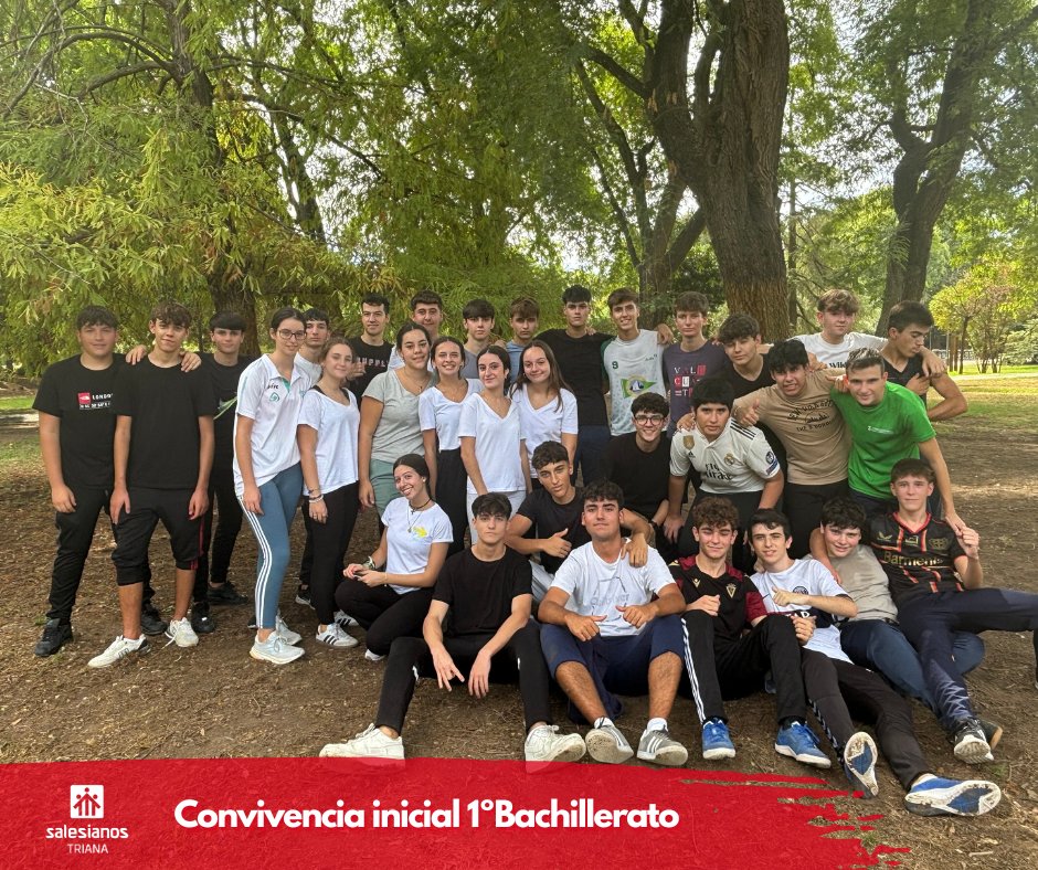En la jornada de hoy nuestros alumnos de 1º de Bachillerato han vivido la convivencia de inicio de curso en el Parque de los Príncipes. 🍃

Conocimiento de grupo, unión y hacer piña, claves para la nueva etapa que comienzan estos alumnos. 🍍

¡GRAN DÍA, CHICOS! 🤗

#somosfuturo