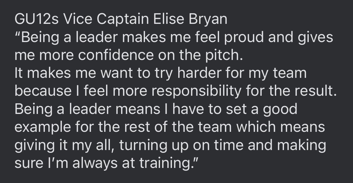 Sauchie Juniors Academy (@sauchiejnrsacad) on Twitter photo 👧🏼Womens and Girls Week 👩🏽
Meet our Leaders| What does Leadership mean to them
Meet our GU12s Vice Captain Elise Bryan
#SheCanSheWill 👧🏼Womens and Girls Week 👩🏽
Meet our Leaders| What does Leadership mean to them
Meet our GU12s Vice Captain Elise Bryan
#SheCanSheWill