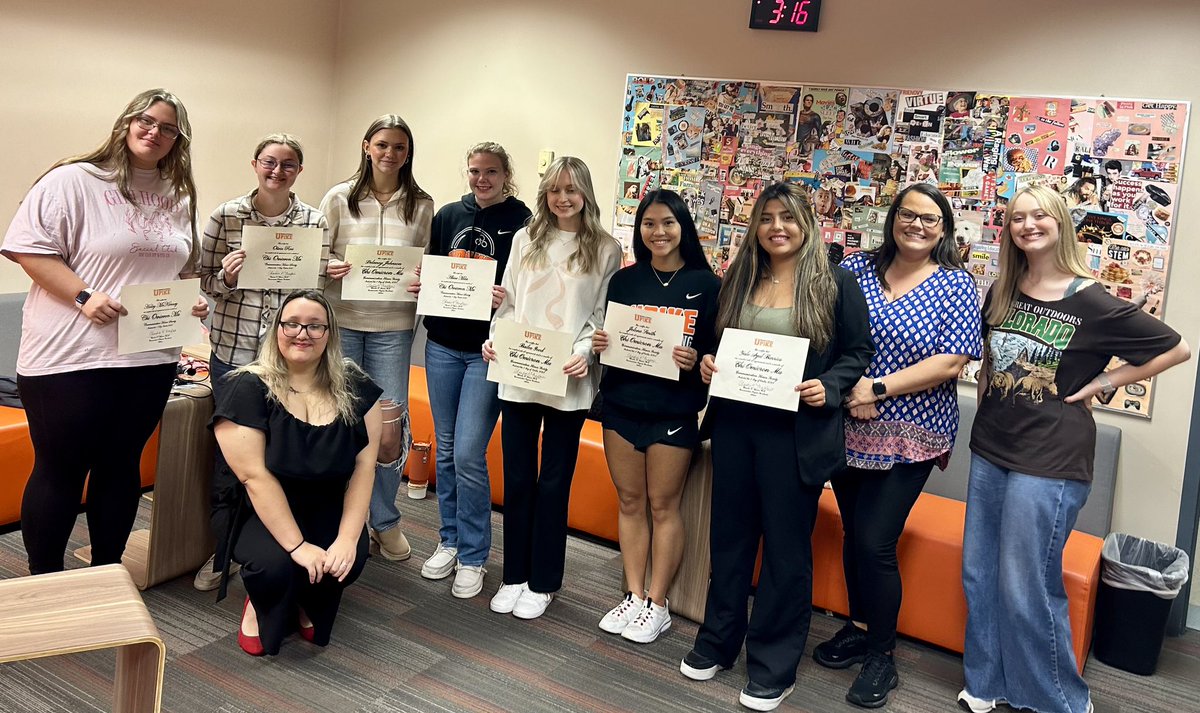 The Communication program inducted new members to its honor society yesterday! Congratulations to all our new members for fall 2024! #UPIKE #BeHeard #COM