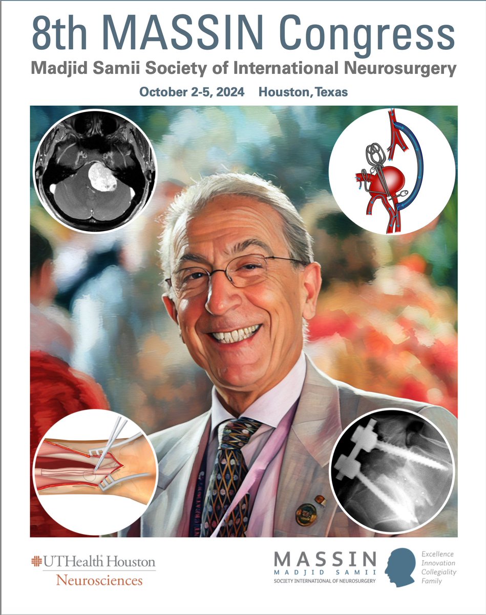 Jacques Morcos MD FRCS FAANS (@jacquesmorcosmd) on Twitter photo 8th MASSIN (Madjid Samii) Congress starts today!! Amazing Program, 130+speakers,Oct 2-5. If you are not registered to attend in person, you can join FREE, without any registration fees/forms through this link, everyday: med.uth.edu/neurosurgery/mโฆ <a href="/UTHNeuro/">UTHealthNeurosciences</a> <a href="/WFNS_YNF/">WFNS Young Neurosurgeons Forum</a> <a href="/neurosurgery/">Neurosurgery</a> 8th MASSIN (Madjid Samii) Congress starts today!! Amazing Program, 130+speakers,Oct 2-5. If you are not registered to attend in person, you can join FREE, without any registration fees/forms through this link, everyday: med.uth.edu/neurosurgery/mโฆ <a href="/UTHNeuro/">UTHealthNeurosciences</a> <a href="/WFNS_YNF/">WFNS Young Neurosurgeons Forum</a> <a href="/neurosurgery/">Neurosurgery</a>