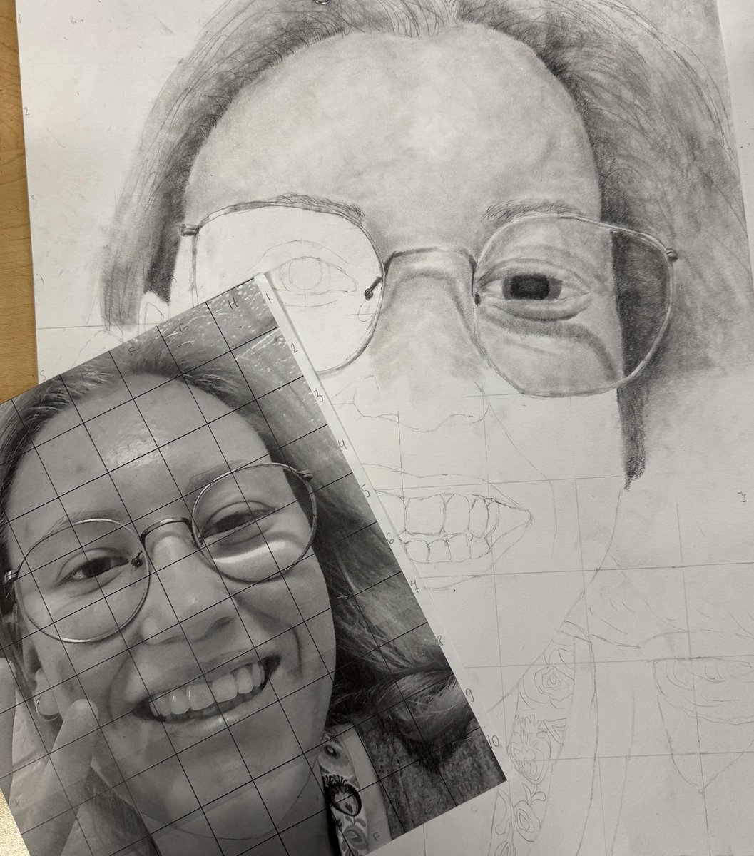 .<a href="/GrandOaksCISD/">Grand Oaks HS</a> #Art1 #SelfPortrait works in progress! 
#WIP <a href="/ConroeFineArts/">Dr. Robert Horton</a> <a href="/ConroeVisualArt/">Conroe ISD Visual Arts</a>