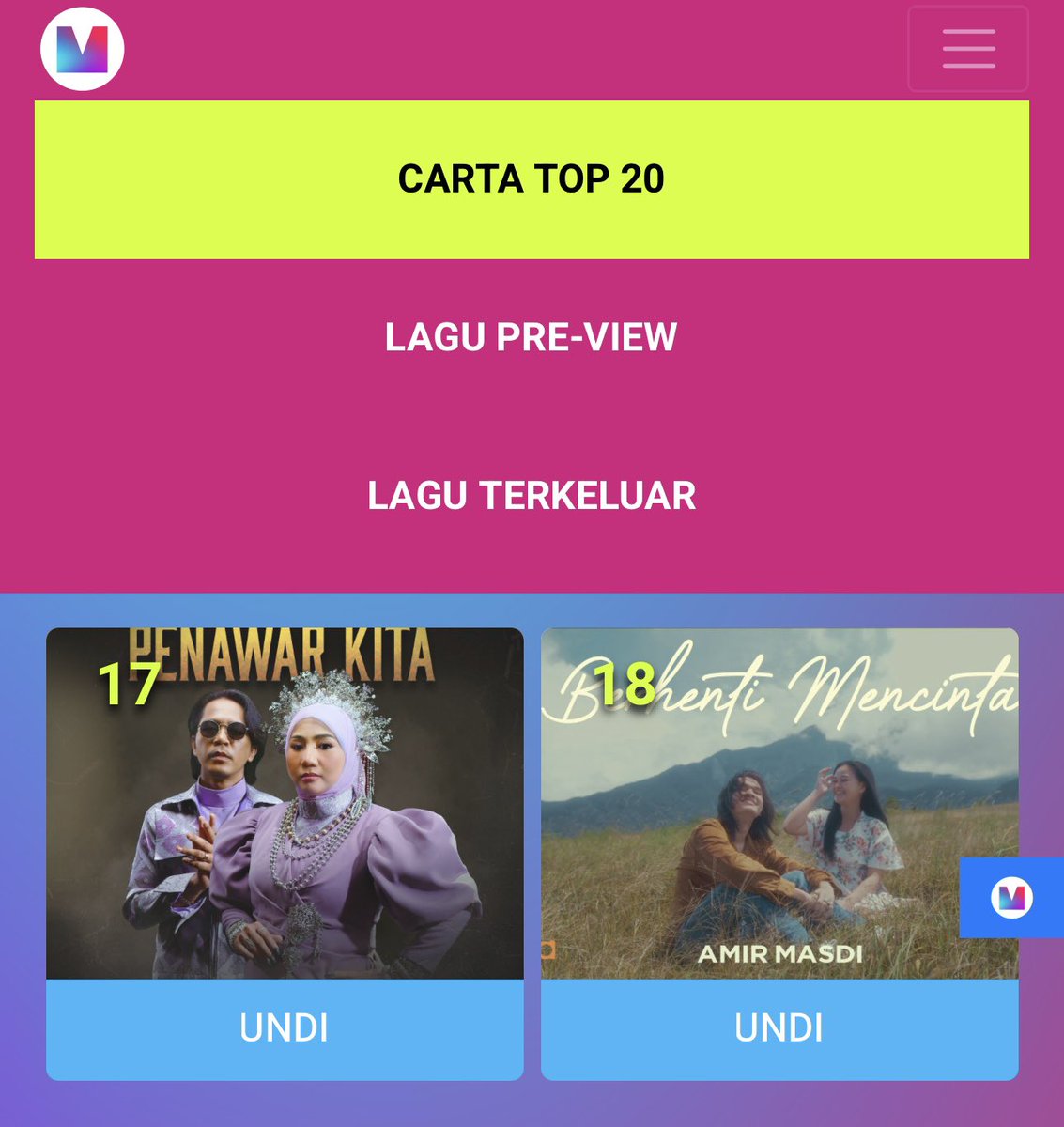 asadie77's tweet photo. TERUSKAN MENGUNDI BERHENTI MENCINTA DI CARTA MUZIK MUZIK
https://t.co/S0aOcN7AiA
@Amir_Masdi #amirmasdi #AmirMasdi #AM #AMpire https://t.co/YIau1WHL98