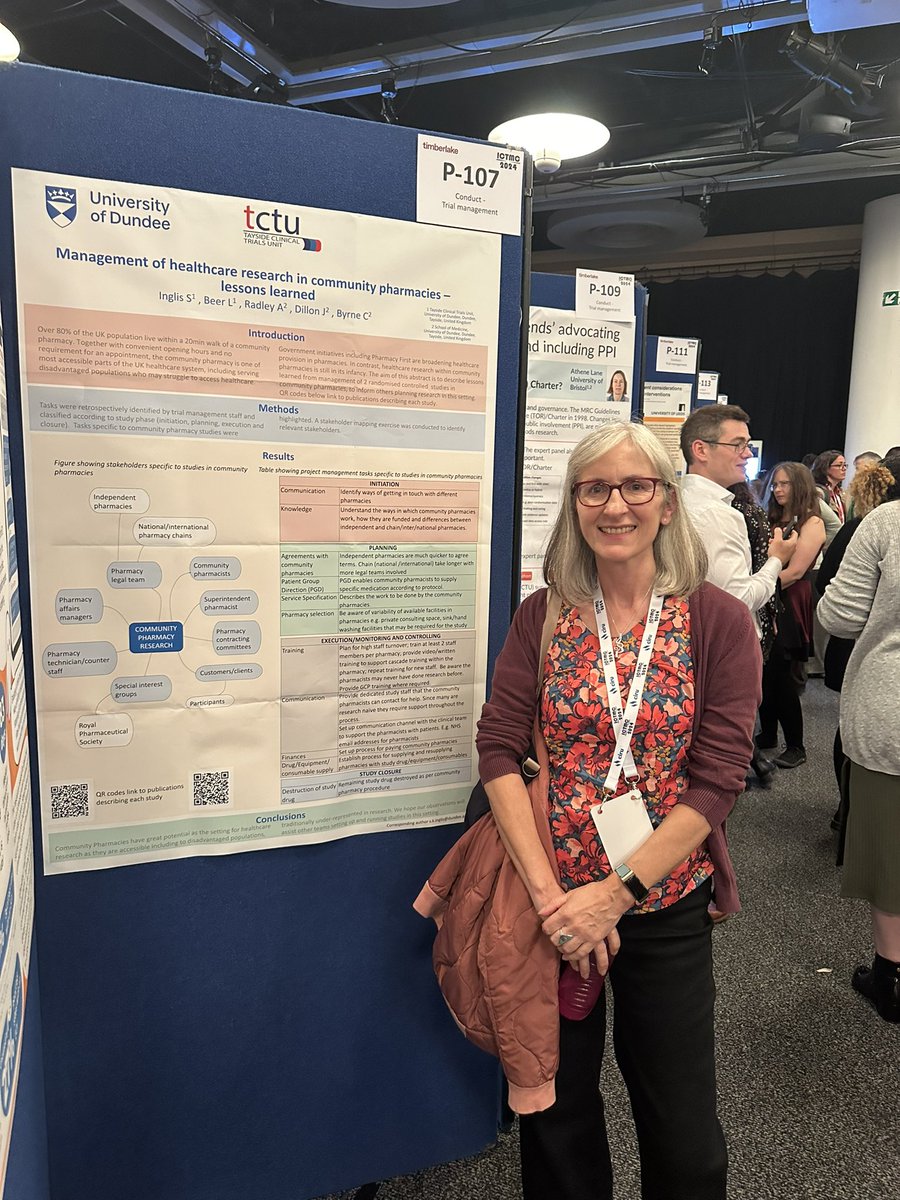 Tayside Clinical Trials Unit (@tasc_tctu) on Twitter photo Another great day at #ICTMC2024 here are our happy poster presenters from the last two days. Another great day at #ICTMC2024 here are our happy poster presenters from the last two days.