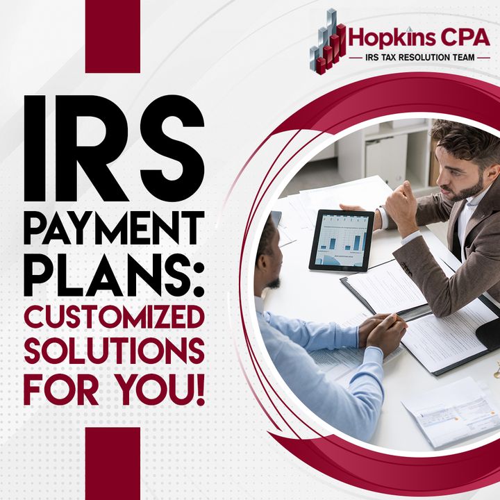 HopkinsCpa's tweet image. IRS Payment Plans: Customized Solutions for You! 
Call us at 361.209.7394 to take control of your tax situation and find peace of mind. 

#TaxRelief #IRSHelp #UnfiledReturns #TaxResolution #TaxShield