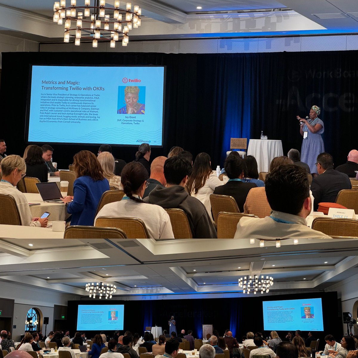 nigamG's tweet image. Metrics and Magic: Transforming Twilio with OKRs
Ivy Grant, SVP, Twilio  - live from #accelerate24 #workboard