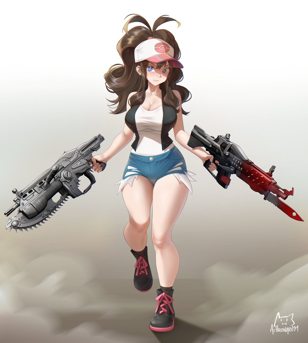 AchroNaru91's tweet photo. Hilda ✨🔫
Commissioned by @Shadow_Blue_SD 
#Pokemon #Hilda #ポケモン #トウコ https://t.co/X5MgneMhLA