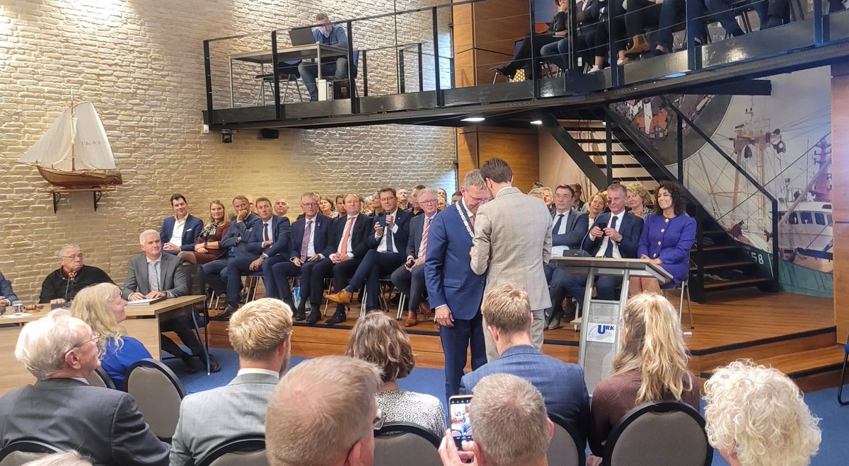 Wij hebben een nieuwe burgemeester: Bart Jaspers Faijer, welkom op Urk!