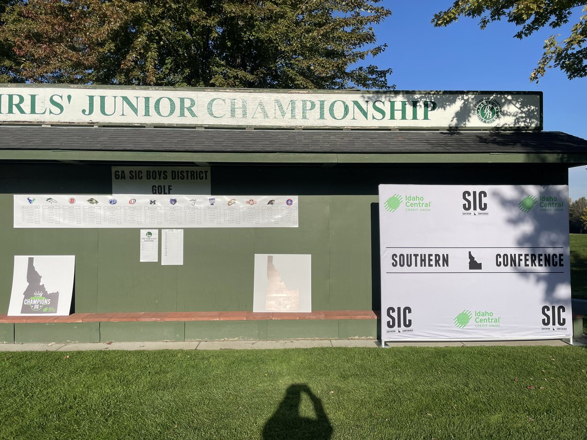 Southern Idaho Conference (@sicathletics) on Twitter photo 6A <a href="/sicathletics/">Southern Idaho Conference</a> Boys Golf District tournament is off and running <a href="/BanBurygolf/">BanBury Golf</a>. Thank you to our tournament sponsor <a href="/Idaho_Central/">ICCU</a> 6A <a href="/sicathletics/">Southern Idaho Conference</a> Boys Golf District tournament is off and running <a href="/BanBurygolf/">BanBury Golf</a>. Thank you to our tournament sponsor <a href="/Idaho_Central/">ICCU</a>