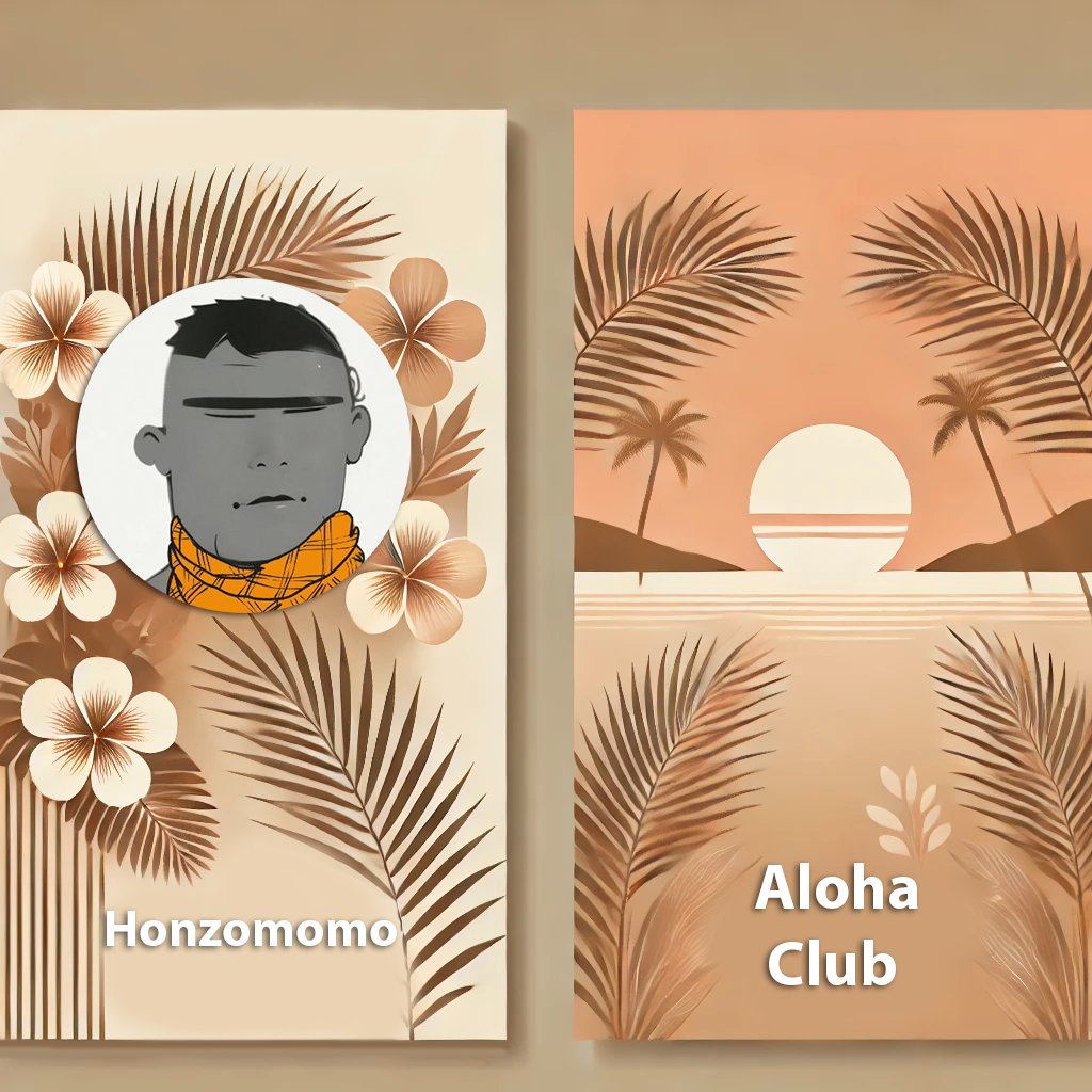 AlohaClubHQ's tweet photo. 🔥 Aloha x @honzo_momo 🔥  

🌴 We’re excited to announce our partnership with @honzo_momo and we’re giving away 5 WL!

 To participate: 
1️⃣ Like this post ❤️
2️⃣ Retweet 🔄
3️⃣ Tag 3 friends in the comments 👥  

🌟 Good luck to everyone! 🍀
  #AlohaClub #Giveaway #Whitelist #NFT https://t.co/EW3PyceGti