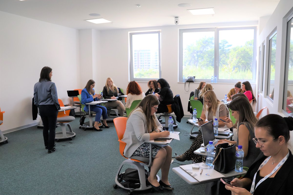 URSIV_Slovenia's tweet photo. Te dni je v okviru @WB3C2024 v Podgorici v Črni gori potekala delavnica Women4Cyber. Delavnico je organiziral  Vlade Republike Slovenije za informacijsko varnost @URSIV_Slovenia  v sodelovanju s @CEP_Slovenia  in ob podpori  Veleposlaništva Slovenije v Podgorici @SLOinMNE.

WB3C ali Western Balkans Capacity Center je iniciativa Slovenije, Francije in Črne gore. Center služi kot platforma za dejavnosti krepitve kibernetskih zmogljivosti v regiji in podpira evropsko integracijo Zahodnega Balkana. 
🇸🇮🤝🇫🇷🤝🇲🇪

Delavnica je na sproščen, interaktiven način povezala udeleženke, omogočila izmenjavo izkušenj in povezovanje👉https://t.co/XkNUZVm0Dp

#KibernetskaVarnost 🛡 #Montenegro #ZahodniBalkan #Delavnica