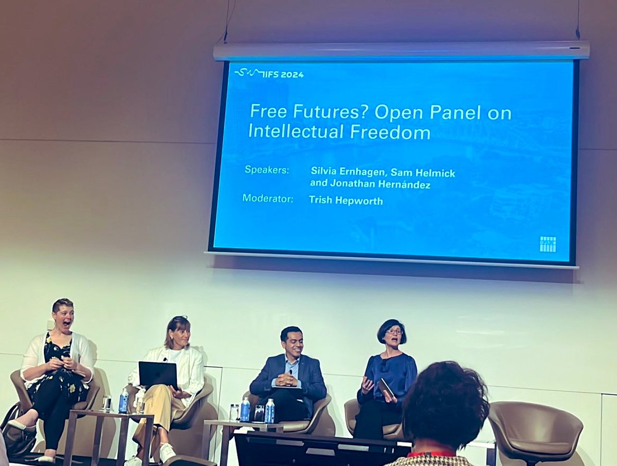 GeometricRabbit's tweet image. Humbling to see such international love for @ALALibrary &amp;amp; appreciation for the standardizations &amp;amp; training it maintains for privacy, intellectual freedom, and access. 

Learned much from Silvia, Jonathan, &amp;amp; Trish as we discussed our role as gateways to knowledge &amp;amp; ideas. #IIFS24