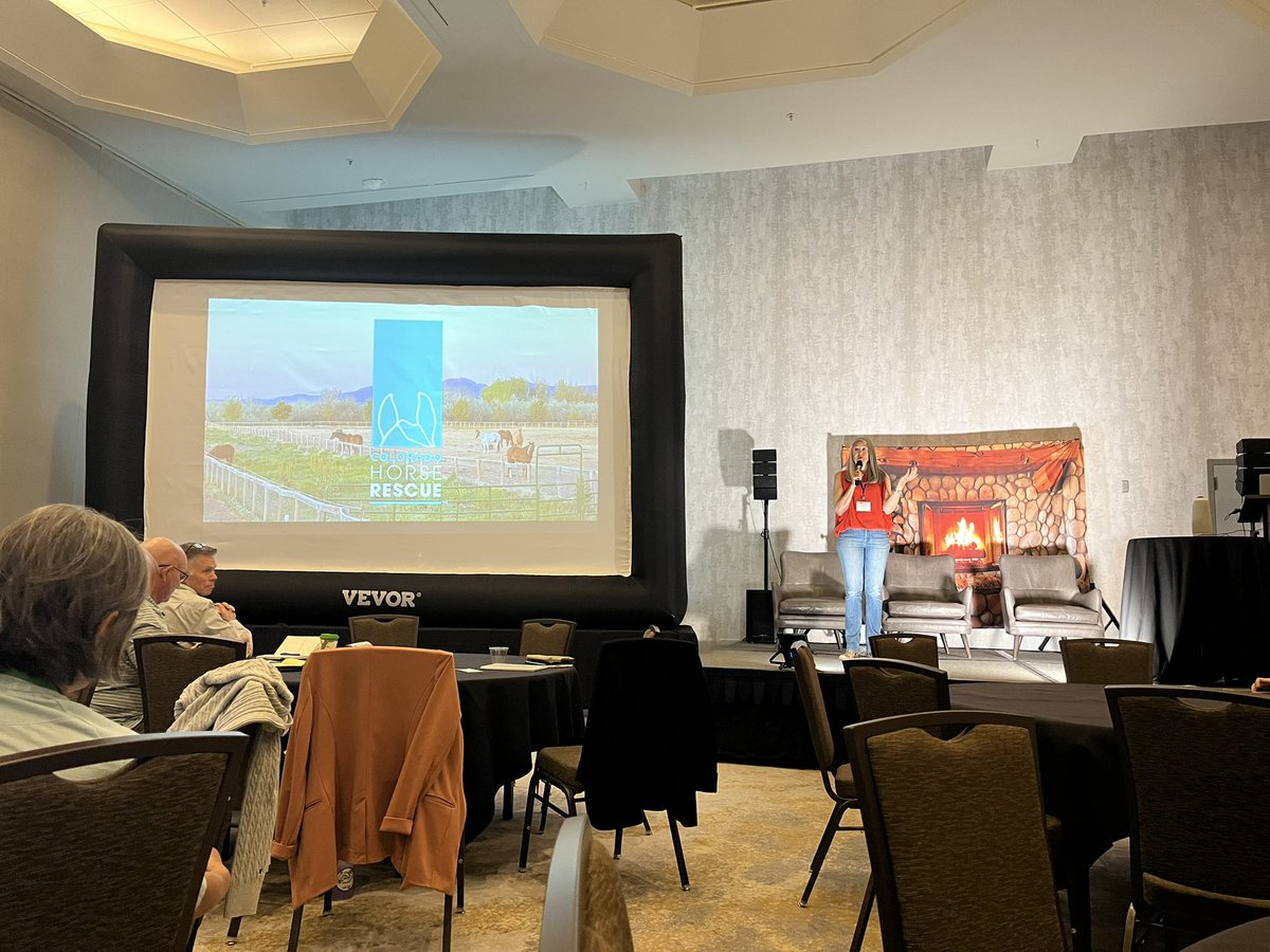 Luke Montrose (@lukemontrose) on Twitter photo At the <a href="/fireadaptedco/">Fire Adapted Colorado</a> Colorado Wildland Fire Conference we heard about horse alert which is an app for connecting horse owners and truck and trailer owners to move horses out of harms way during wildfires. Cool way to be empowered to be #wildfireready
chr.org/horsealert/ At the <a href="/fireadaptedco/">Fire Adapted Colorado</a> Colorado Wildland Fire Conference we heard about horse alert which is an app for connecting horse owners and truck and trailer owners to move horses out of harms way during wildfires. Cool way to be empowered to be #wildfireready
chr.org/horsealert/