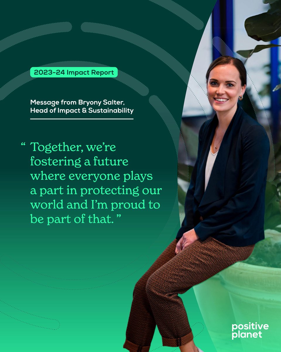 Positive Planet on X: "In our first-ever #impactreport, Head of Impact ...