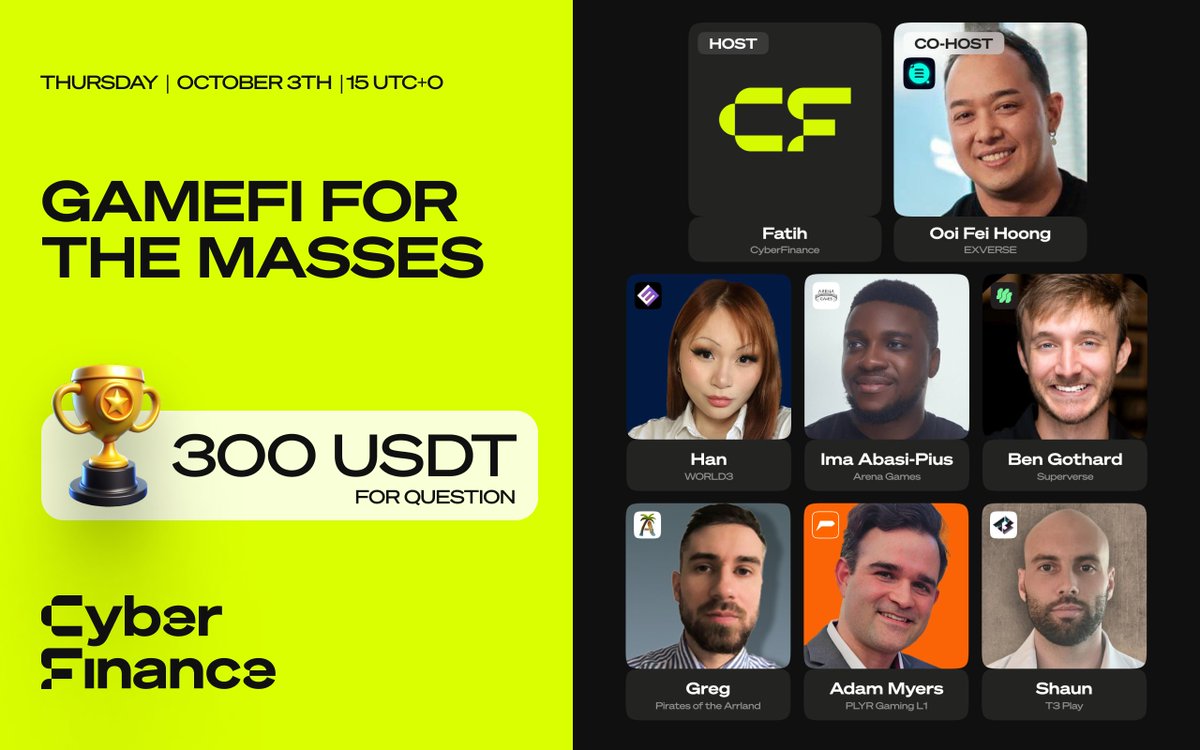 🎙 GameFi for The Masses: Unlocking the Future of WEB3 Gaming

Ready to embark on a new era of gaming? Join us for our upcoming AMA session, where we'll delve into the challenges and innovations of making blockchain accessible within games, especially in the WEB3 mobile gaming