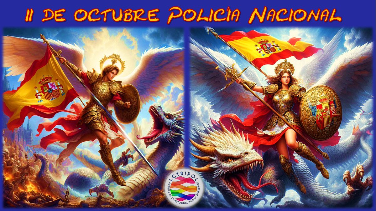 #FelizDía #ÁngelesCustodios #PolicíaNacional #2deOctubre 
"Si ladran los perros es señal de que avanzamos"
Por la #justicia, la #verdad, la #equidad, la #unidad, #ElSerHumanoConTodaSuDIVERSIDAD, #respeto, #aceptación, #amor, #paz, #convivencia, #solidaridad, #empatía, #multicolor