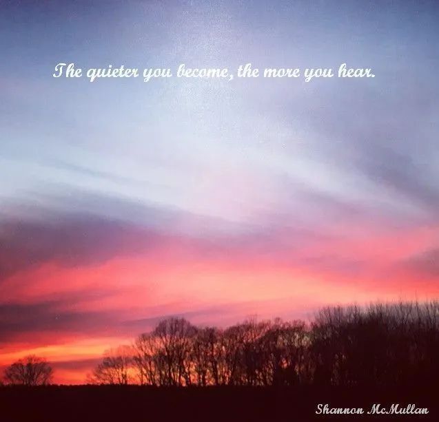The quieter you become, the more you hear. buff.ly/3MMmOBc  #manitoulinmagic #sunsets #gratitude