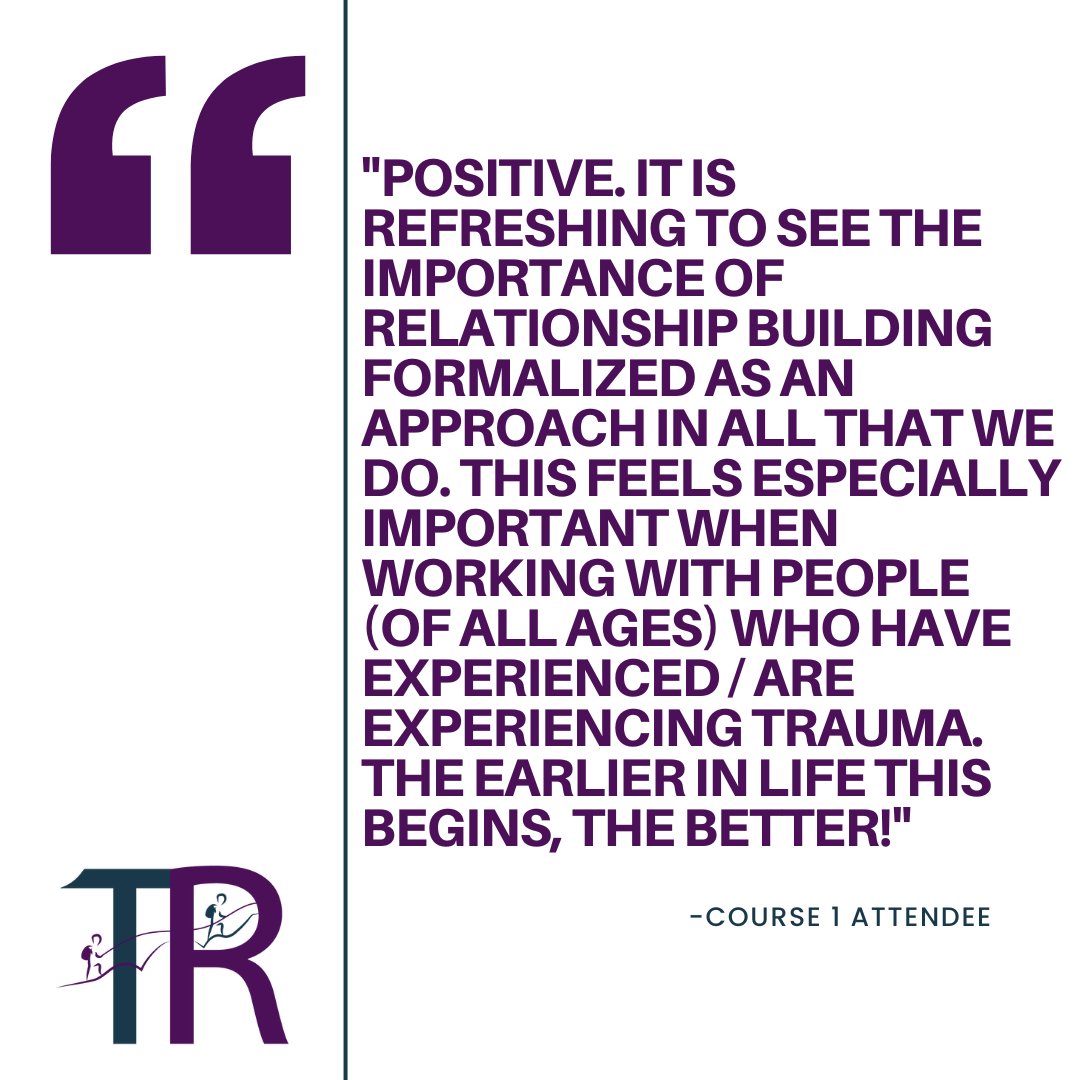 Some more great feedback from our Course 1: Trauma-Informed training with the IWC last week #ygk #teachresilience☕️📚 #traumainformedcare #trauamainformed <a href="/KingstonCHC/">KingstonCHC</a>