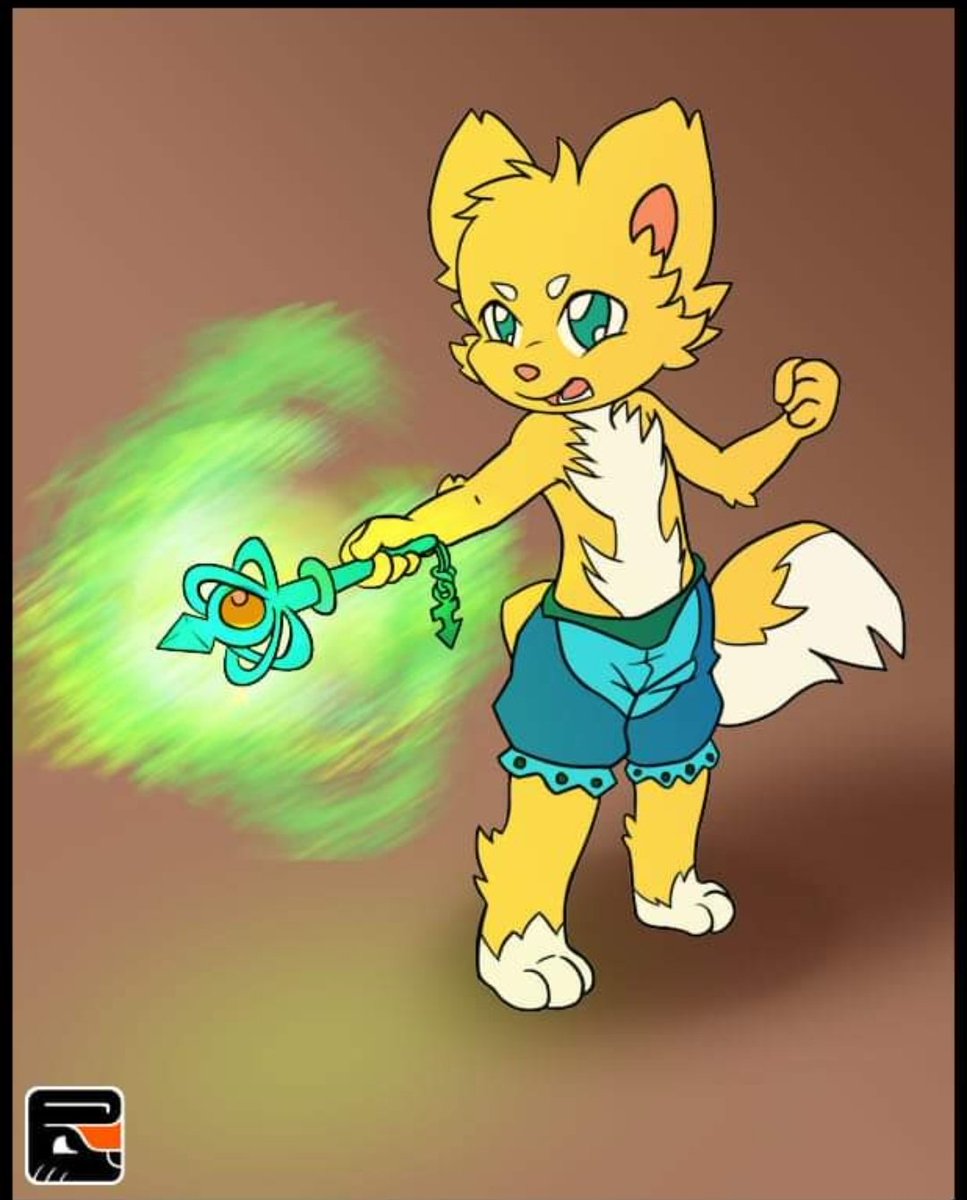 GaruruLuck's tweet image. #digitalfurryart #magic #furry #magicalfurry #artefurrydigital
