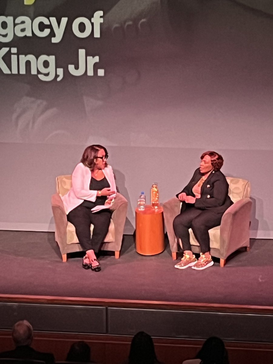 Was honored to attend ⁦<a href="/ASU/">Arizona State University</a>⁩ Centennial Lecture. Thank you to Barrett, the Honors College for bringing Dr. Bernice King who inspired with powerful words about the impact of her parents activism. Still processing this history, the progress made &amp; the work still needed.