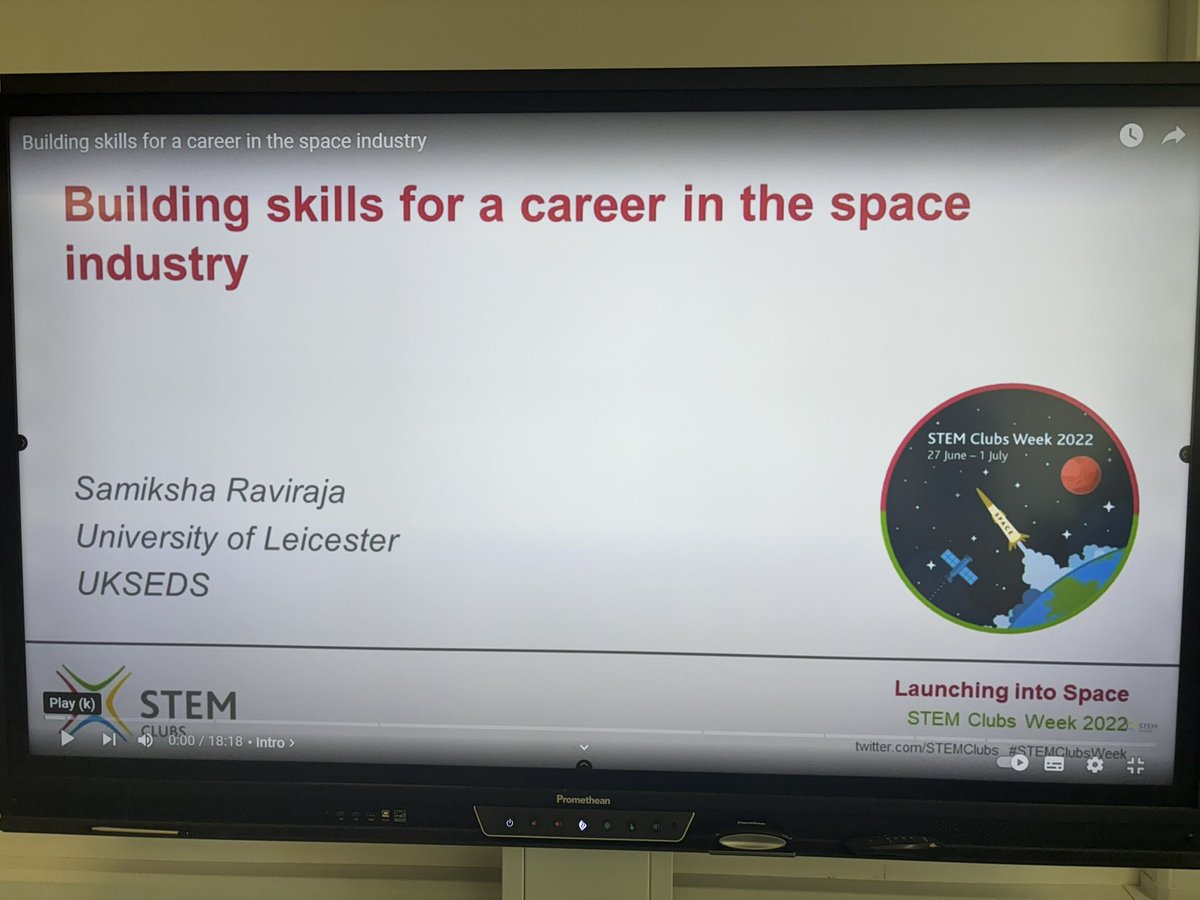 1.4 STEM class were focusing on the Scottish Space sector today - researching the industry and career opportunities right here on our doorstep 🚀 🌍 an exciting career path for our leaders to have on their radar for the future #STEM