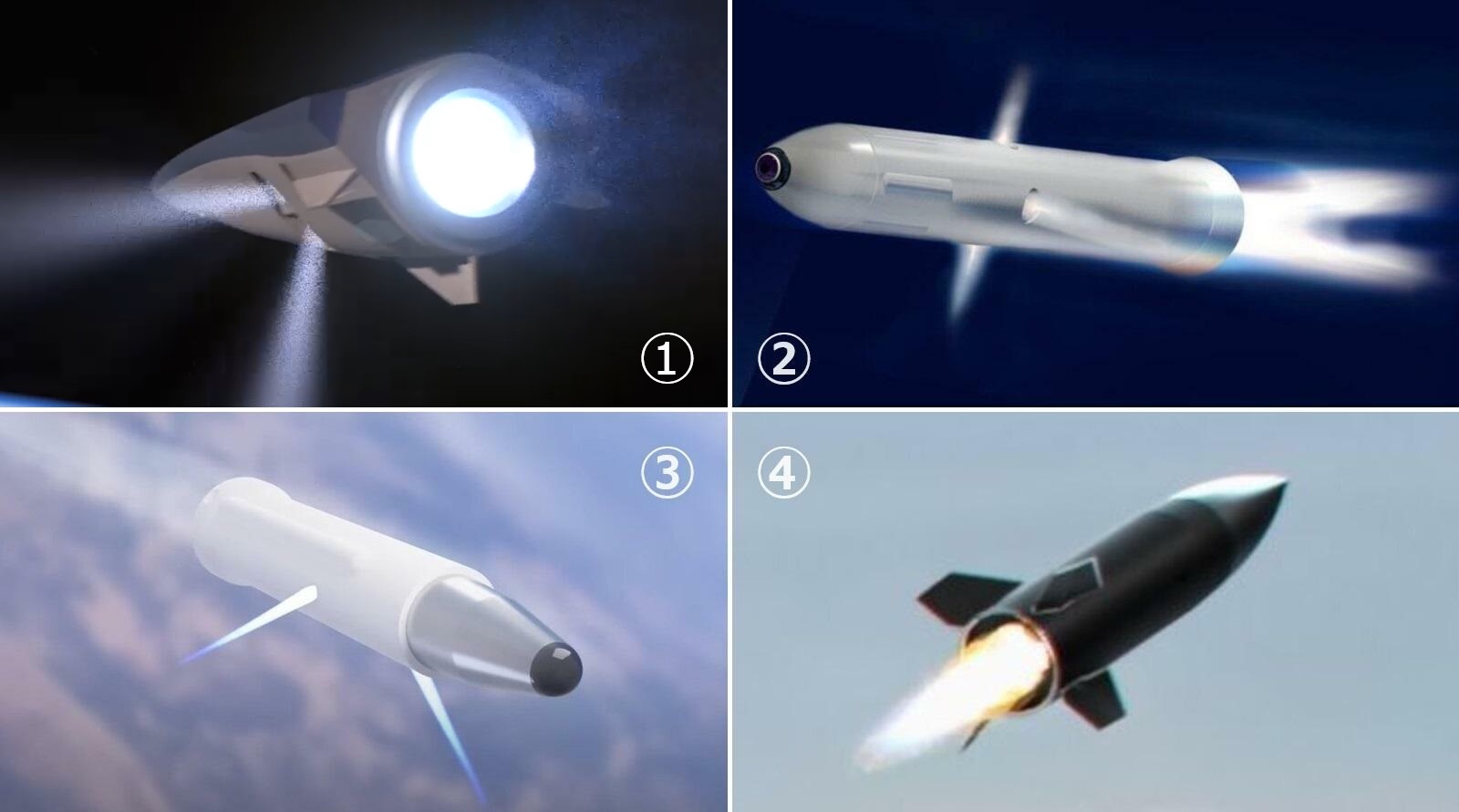 JSF on X: "各国の極超音速兵器迎撃ミサイルの迎撃弾頭 ①：GPI（日米共同開発、ノースロップ・グラマン） ②：IRIS-T HYDEF（ドイツ、Diehl） ③：アクィラ（フランス、MBDA） ④：スカイソニック（イスラエル、ラファエル） 最近の計画はTVC付きのものばかり。 https ...