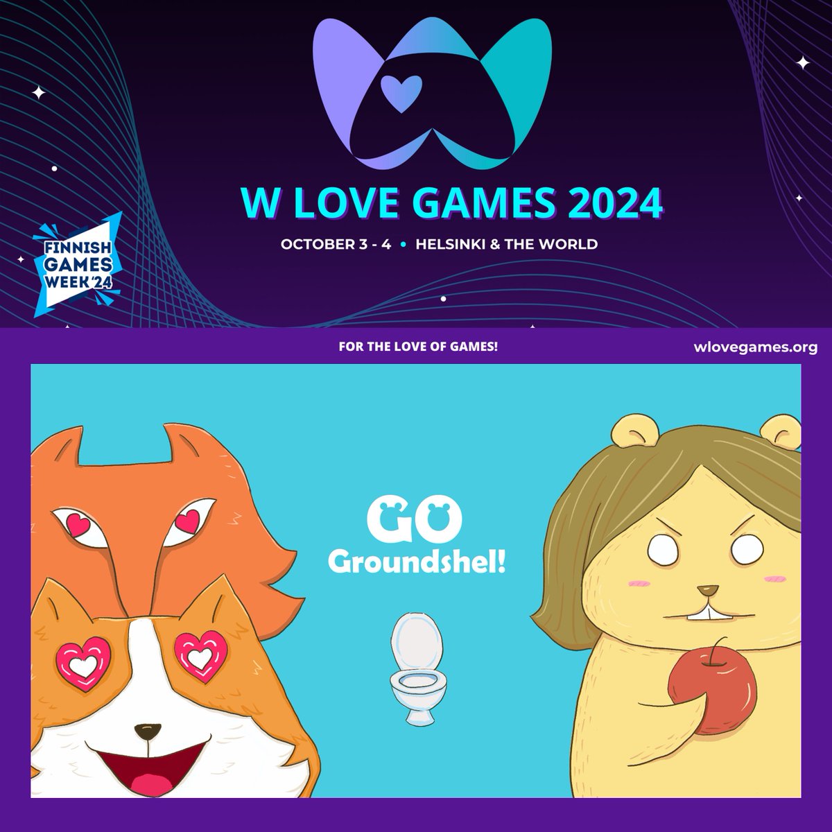 🤩We're thrilled to announce that our game "Go Groundshel!" will be showcased on <a href="/WLoveGames/">W Love Games</a>  W Love Games Conference 2024!

🎮   Demo will be released soon. Don't miss out—Watch our new trailer, then wishlist on Steam! Thank you 💛​  

#SteamGames #IndieGames #puzzles
