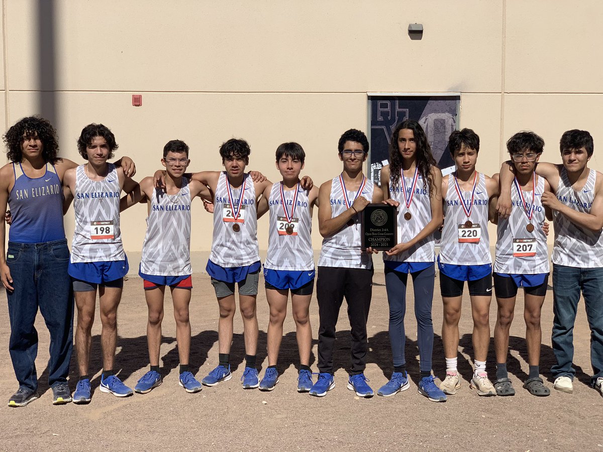 JorgeMaeseSEHS's tweet photo. @SanEliAthletics Cross Country Boys are the 2-4a District Champions… great job gentlemen.. keep working https://t.co/KXMBxnQ9pR