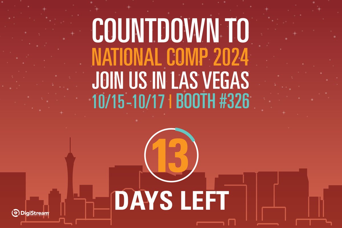 The countdown is on! 🗓️
We are less than two weeks away from National Comp and our team is gearing up to see everyone in Las Vegas. Mark your calendars and come see the Digi team at Booth 326!