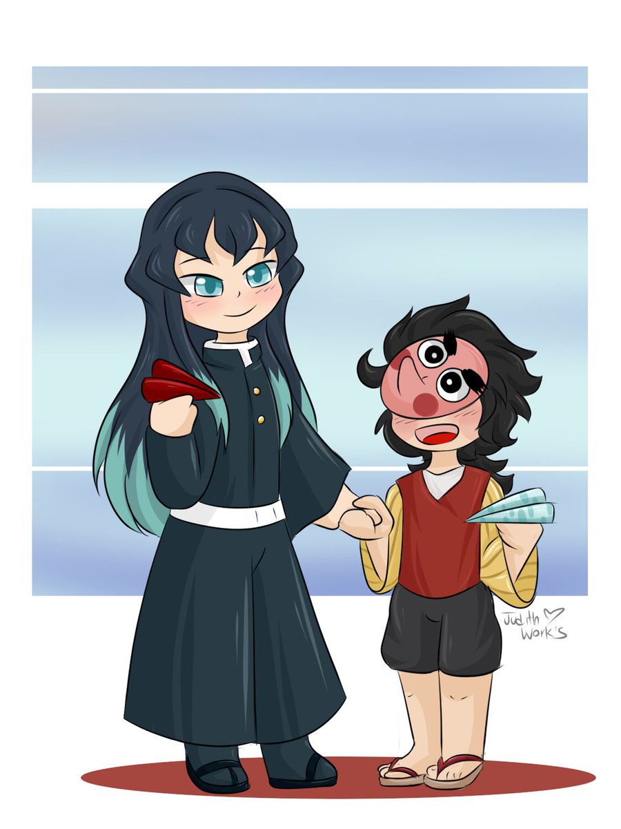 Judith_Works's tweet photo. [#KimetsuNoYaiba / #Muitetsu / #MuiKote / #むいこて] 

Un dibujito de los novios <3
Que bonitos que son https://t.co/Y3qkmIcvVl