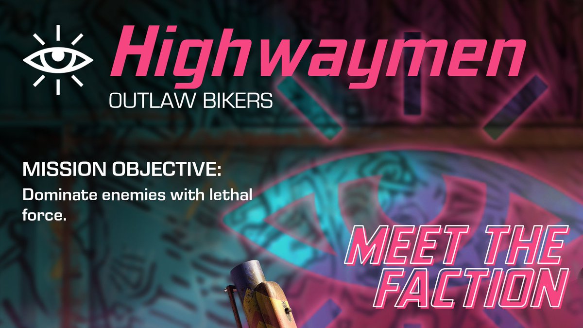 PlayXDefiant's tweet photo. Meet the Highwaymen of S2: Nova, Paulo &amp; Li'l T! 🏍

These wasteland outlaws are built different and will dominate with brute force.

Read more about each of them in our Discord. https://t.co/Kaf8OOUnae https://t.co/vuoKMs7PCf