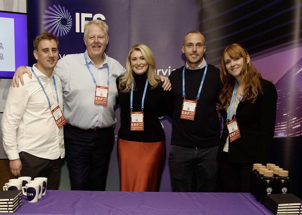 IFSUK's tweet photo. The UK&amp;I team had an incredible time in Dublin this week at #ERPHeadtoHead! 🎉

A big shoutout to @LumeniaConsult for organising such a fantastic event, and a big thank you to everyone who visited our stand, and to everyone who attended our #projects and #production demos. https://t.co/xD7iLt0IRk