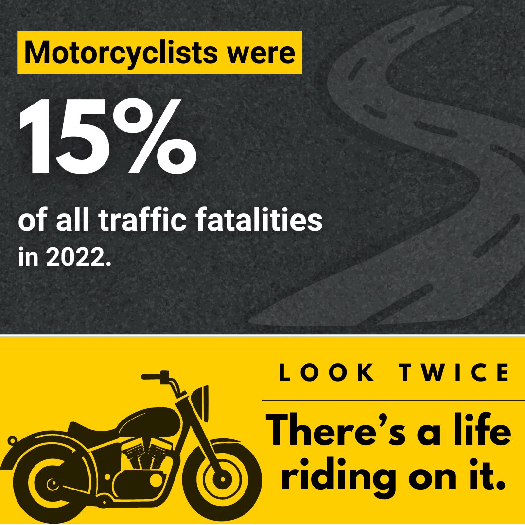 Be AWARE. Be ALERT. 🚘🏍️