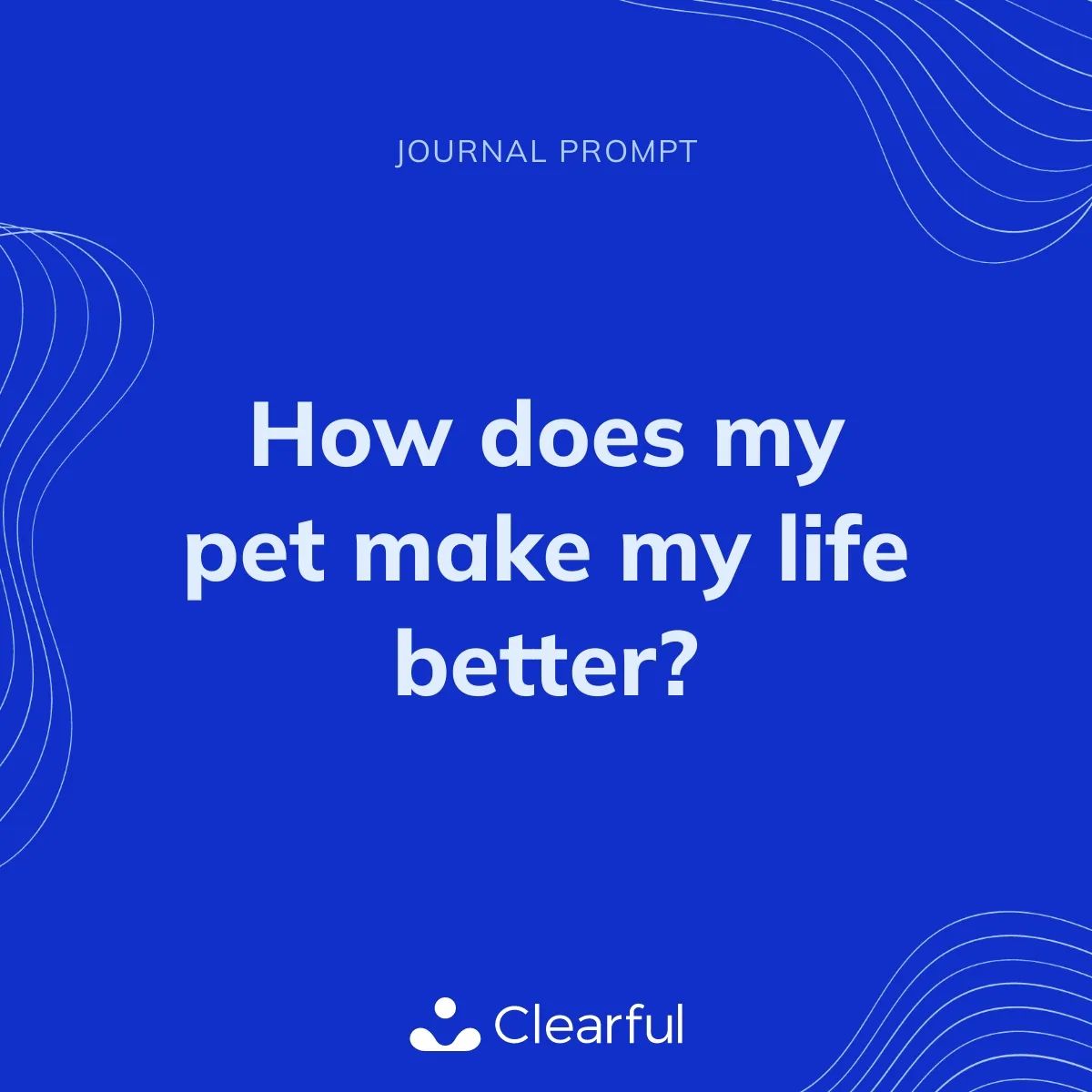 ✨Journal Prompt: How does my pet make my life better?

Share your answers below.

#journaling #journalprompt #mindfulness buff.ly/3soCf8r