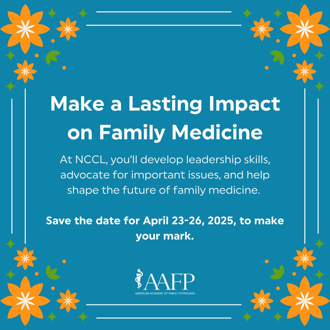 Sharpen your leadership skills and help inform the AAFP’s work as part of the BIPOC Constituency at the National Conference of Constituency Leaders. Learn more about becoming a chapter delegate: bit.ly/3ROSHew #HispanicandLatinoHeritageMonth
