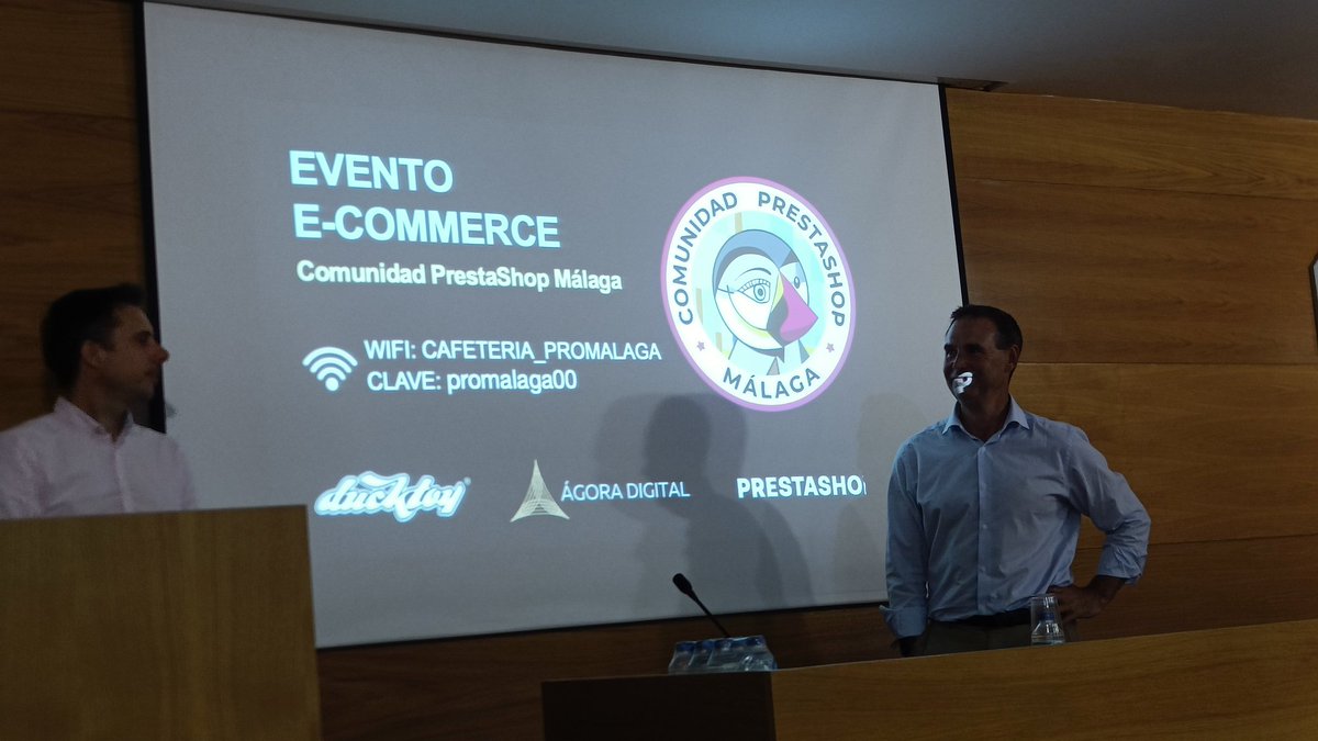 carlosdeblasm's tweet image. Después de más de 5 años sin tocar #PrestaShop me he apuntado al Evento Ecommerce de PrestaShop, que @antitodo de @estudioducktoy me ha liado y nunca se sabe cómo pueden ir las cosas. A pasarlo bien.