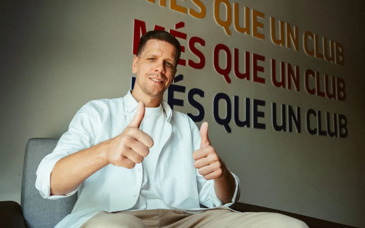 🔵🔴 Szczesny: “I’m so proud to be at Barça and I’m ready! Lewandowski was the first person to call me”.

“It took some convincing. At the start I wasn't sure I was ready, but my friends and family told me: if you don’t accept Barça, you’re very stupid”. 😄

“I agree with them!”.