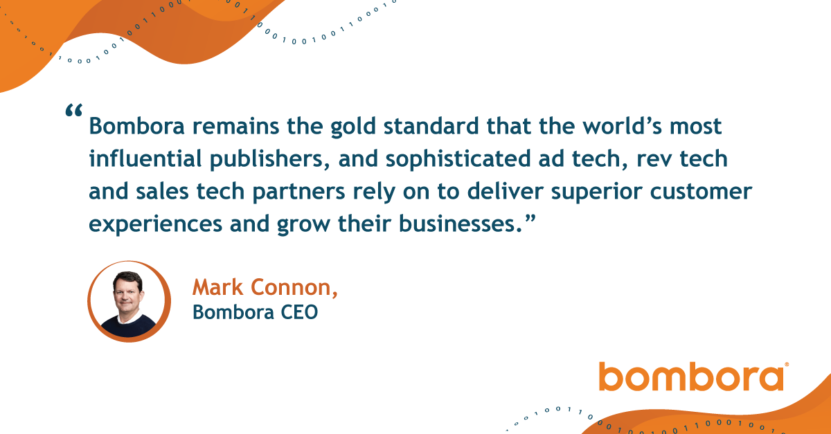 Celebrating a Decade of Innovation!

In our latest blog,  our CEO Mark Connon, reflects on where Bombora started a decade ago, our remarkable achievements to date, and plans for the future.

Read it here: hubs.ly/Q02RSZ5X0