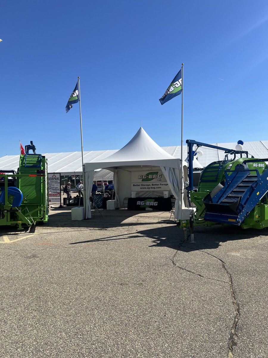 Ag-Bag by RCI is in Madison WI this week at the World Dairy Expo. Stop out and see our new models. #ag-bag #worlddairyexpo #silage
