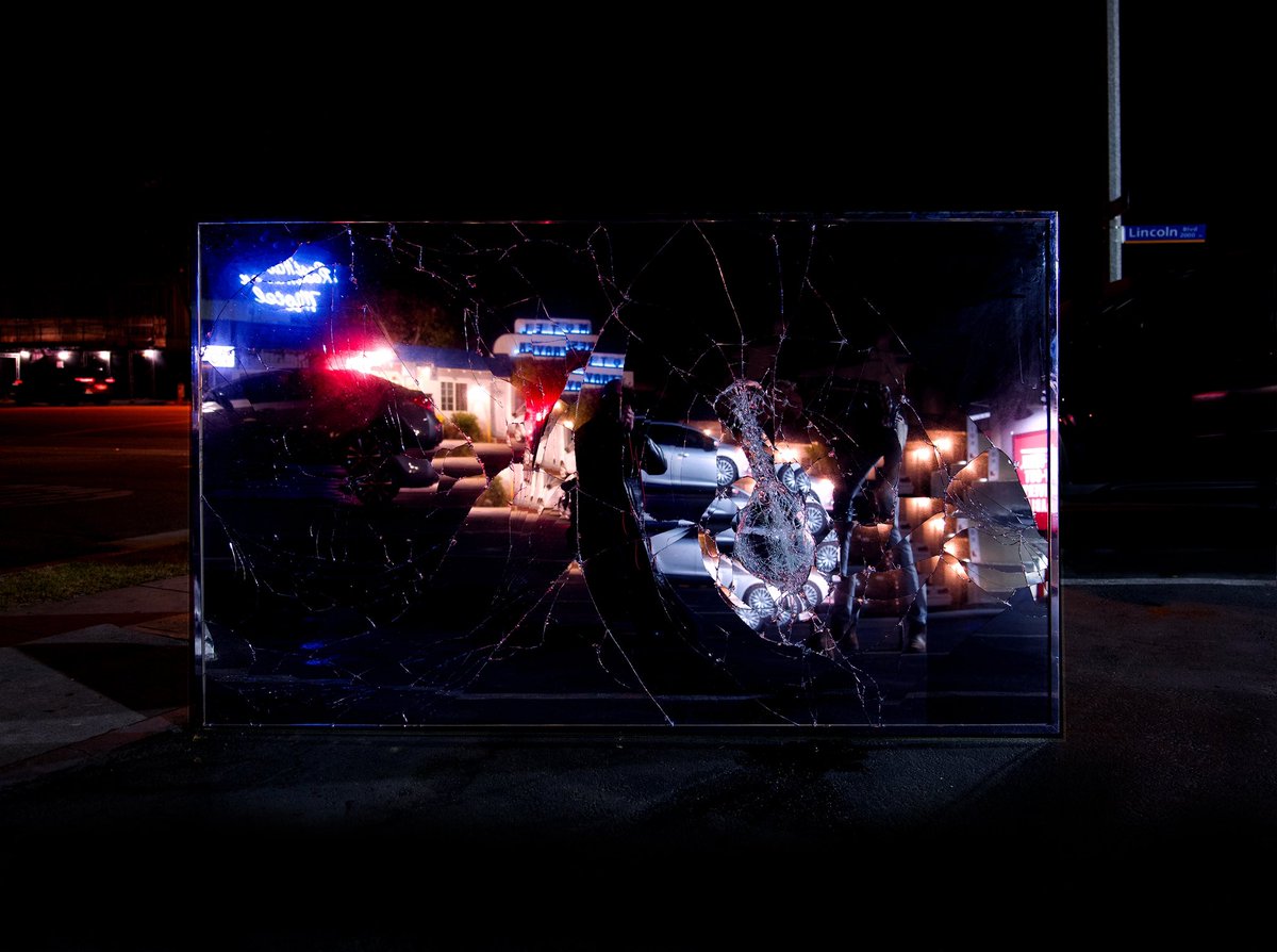 A Slim Volume of Poetry In No Particular Order Pt. 2, 2021
Large format photograph of broken mirror installation.

This will run along side his exhibition Encounter, running 29 September - 26 October at MOCA London’s project space in Peckham.

moca.london/we_davidvaneys…