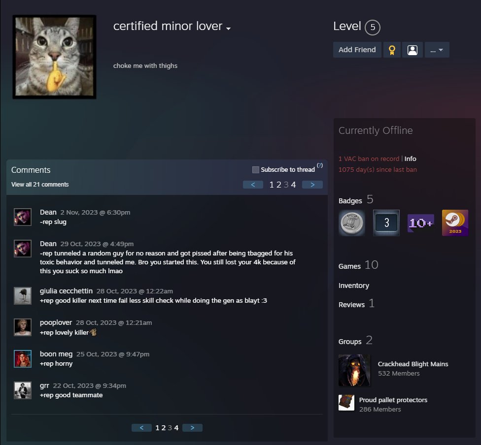 Worst Steam Profiles (@steam_worst) on Twitter photo 