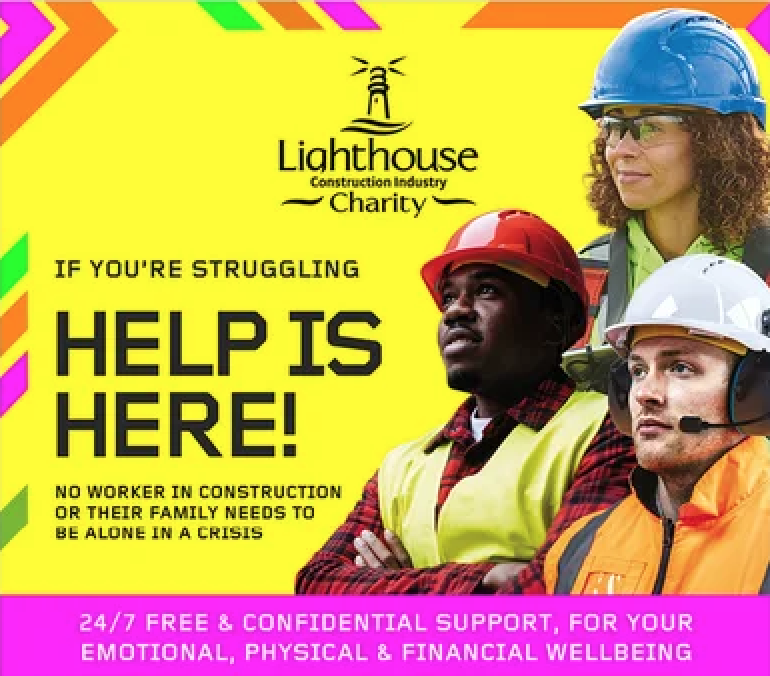 Whether you’re dealing with stress, anxiety, or any concern <a href="/WeAreLHCharity/">The Lighthouse Charity</a> are there to help.

You can reach out via their 24/7 helpline: 0345 605 1956 or explore online resources at lighthouseclub.org

#worldmentalhealthday #lighthousecharity #construction #mentalhealth